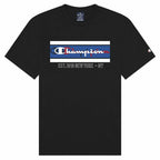 Men’s Short Sleeve T-Shirt Champion New York Black