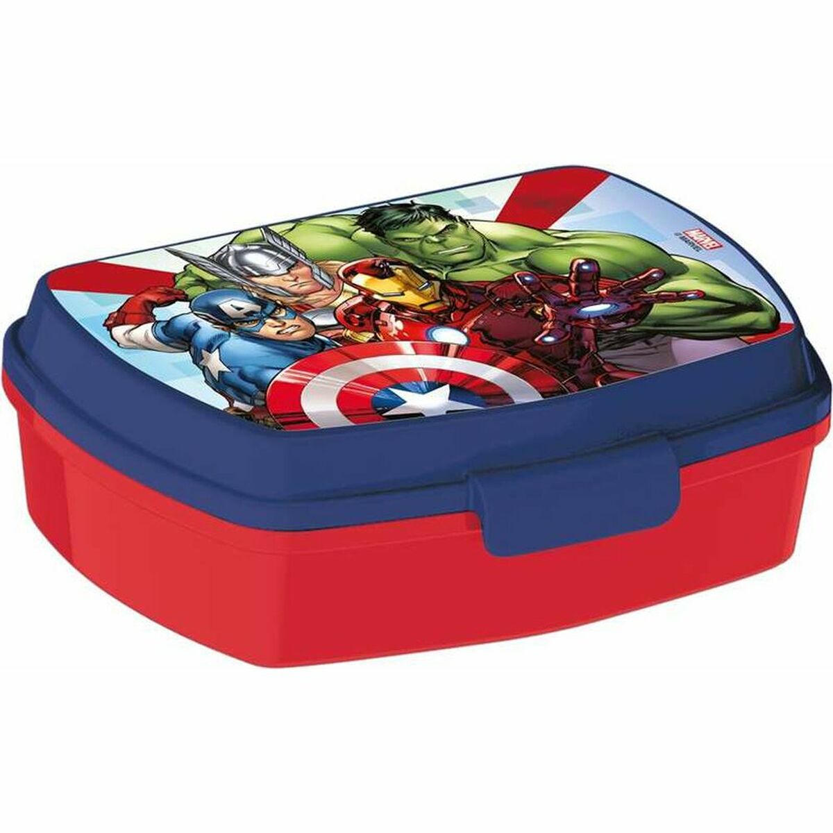 Brotdose The Avengers Infinity Blau Kunststoff Rot – Produktansicht 1