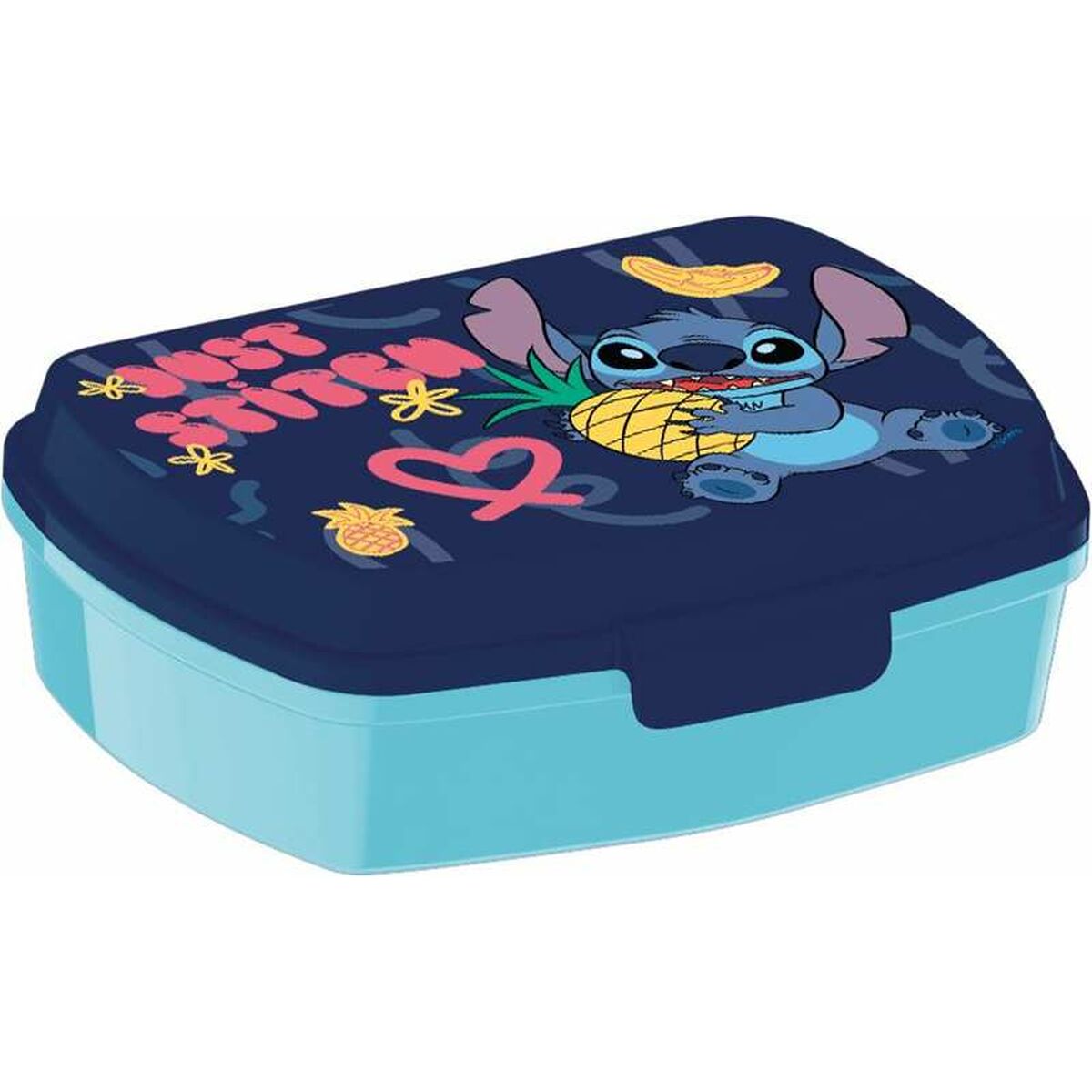 Stitch Brotdose Sweet Blau Lilac Polyester Rectangular – Ansicht 1