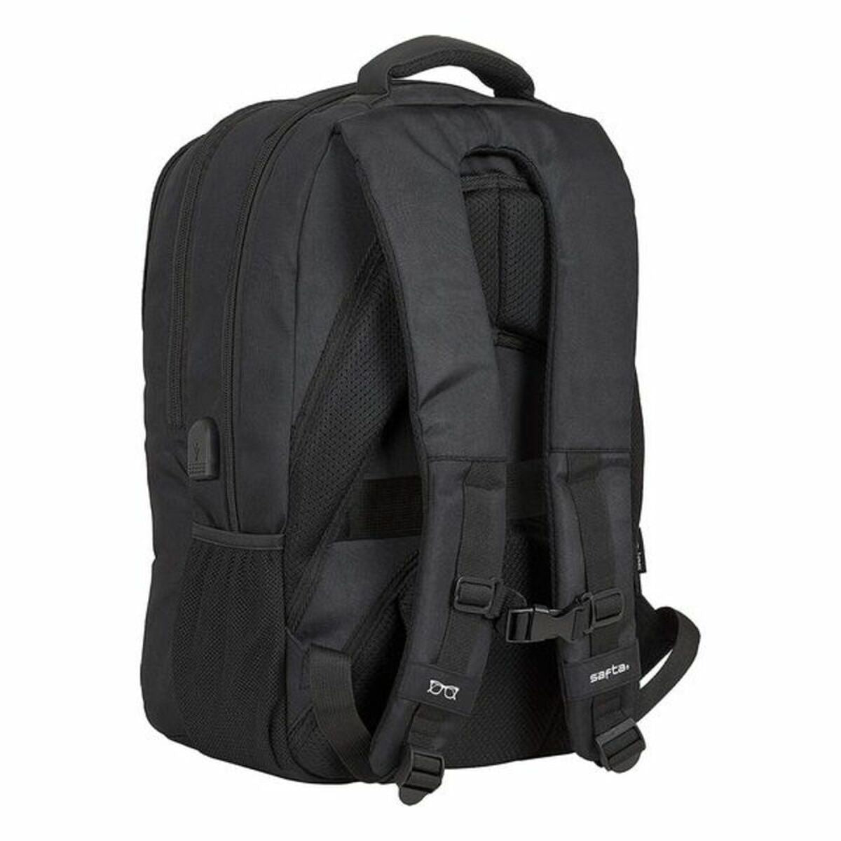 Rucksack für Notebook & Tablet mit USB Ausgang Safta 15,6'' Schwarz 30 x 43 x 16 cm – Produktansicht 9