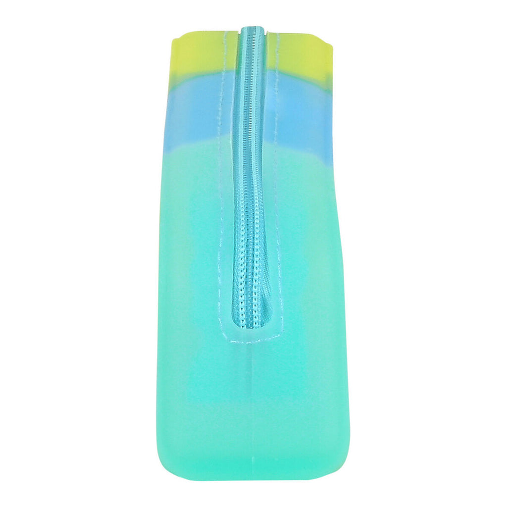 Safta Federmäppchen Blau Grün Gelb – Silicone – Produktansicht 3