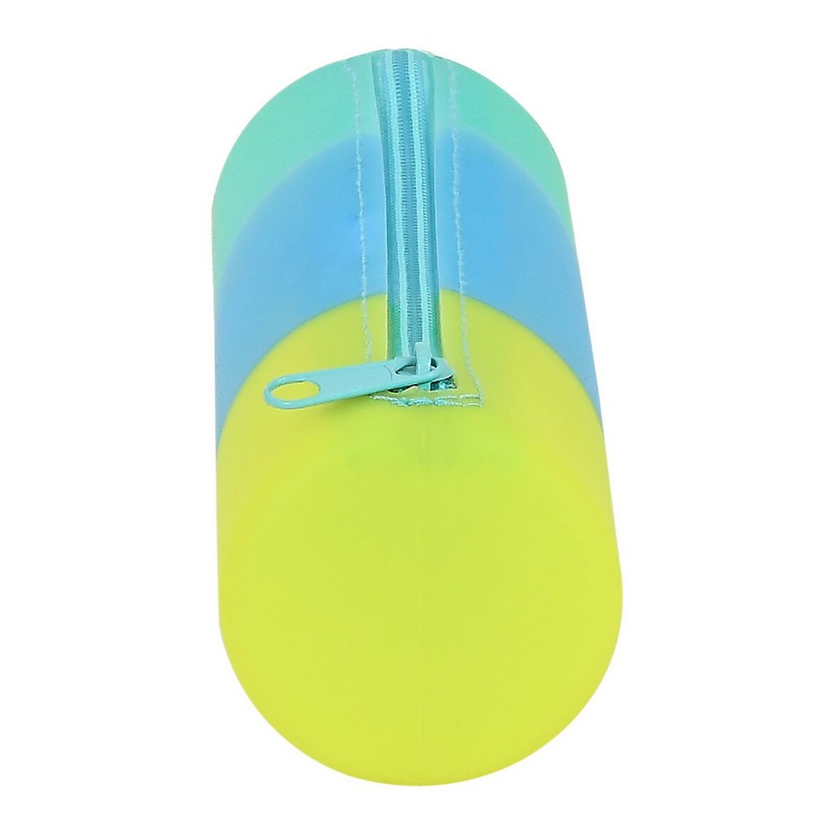 Safta Cylindrical Federmäppchen Blau Grün Gelb – Produktansicht 3