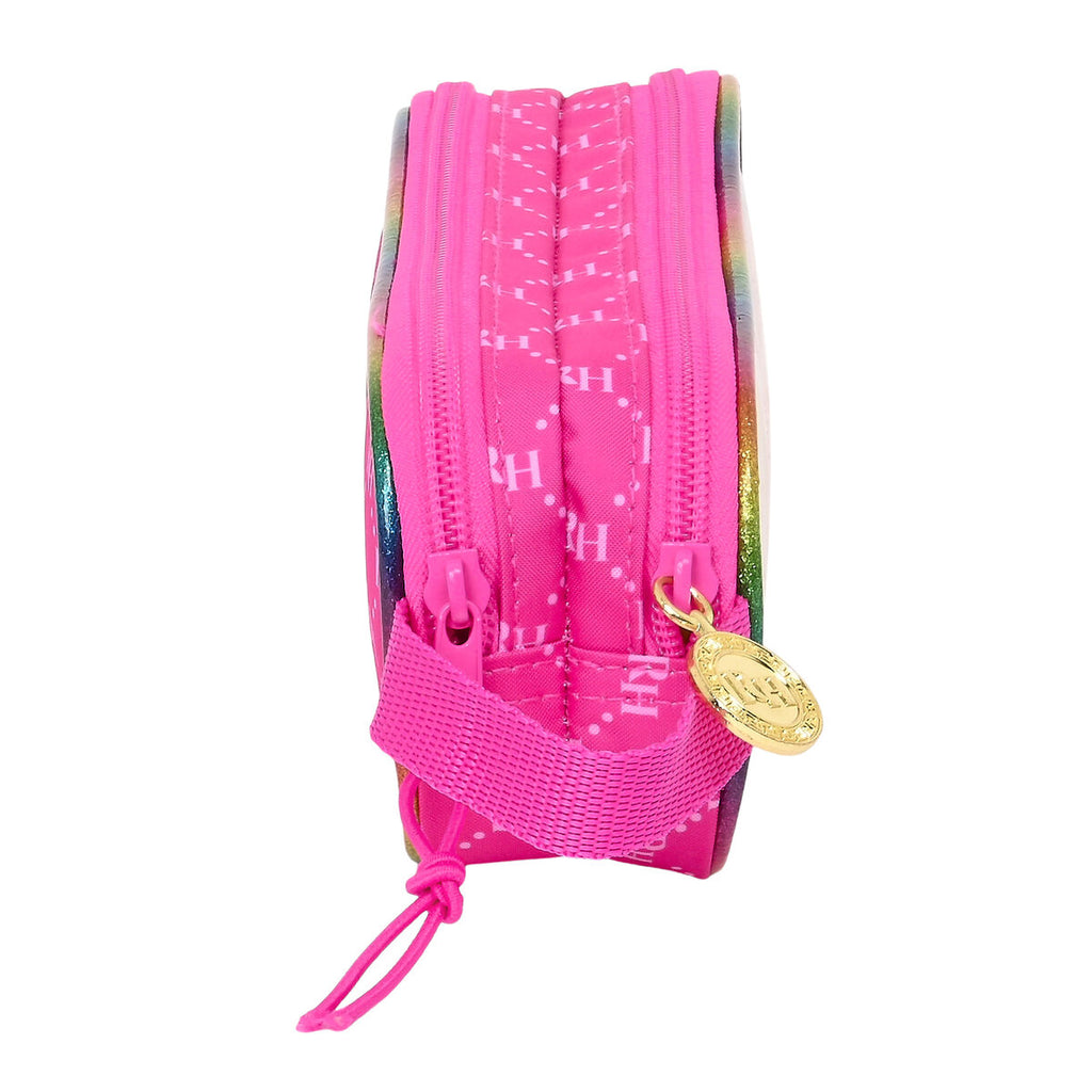 Doppel-Federmäppchen Rainbow High Fuchsia – Produktansicht 3