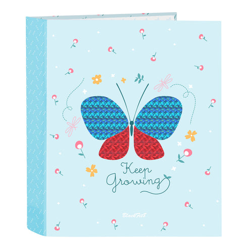 BlackFit8 Ringordner Mariposa Blau A4