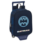 Batman Schulrucksack mit Rollen Legendary Navy Blau – Marineblau – Ansicht 1