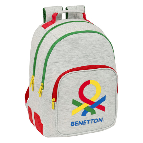 Benetton Schultasche Pop Grau
