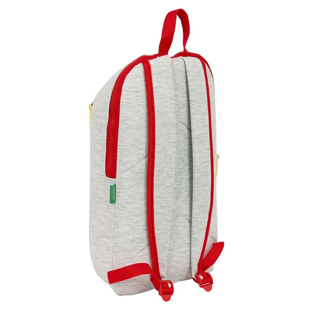 Benetton Freizeitrucksack Pop Grau 10 L – Produktansicht 3