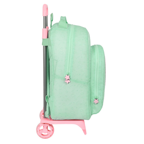 BlackFit8 Schulrucksack mit Rollen Moon Grün