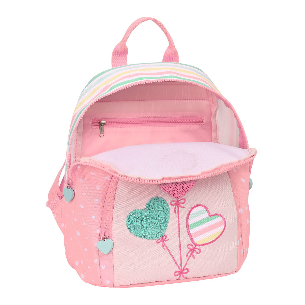Rucksack BlackFit8 Globitos Mini Rosa – Produktansicht 4