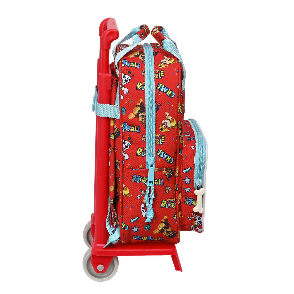 Schulrucksack mit Rollen The Paw Patrol Funday Rot Hellblau – Produktansicht 2