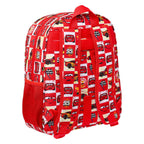 Schulrucksack Cars Let's race Rot Weiß – Produktansicht 2