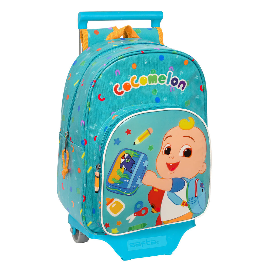 Schulrucksack mit Rollen CoComelon Back to class Hellblau – Produktansicht 1