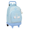 Schulrucksack mit Rollen Glow Lab Cisnes Blau – Produktansicht 1