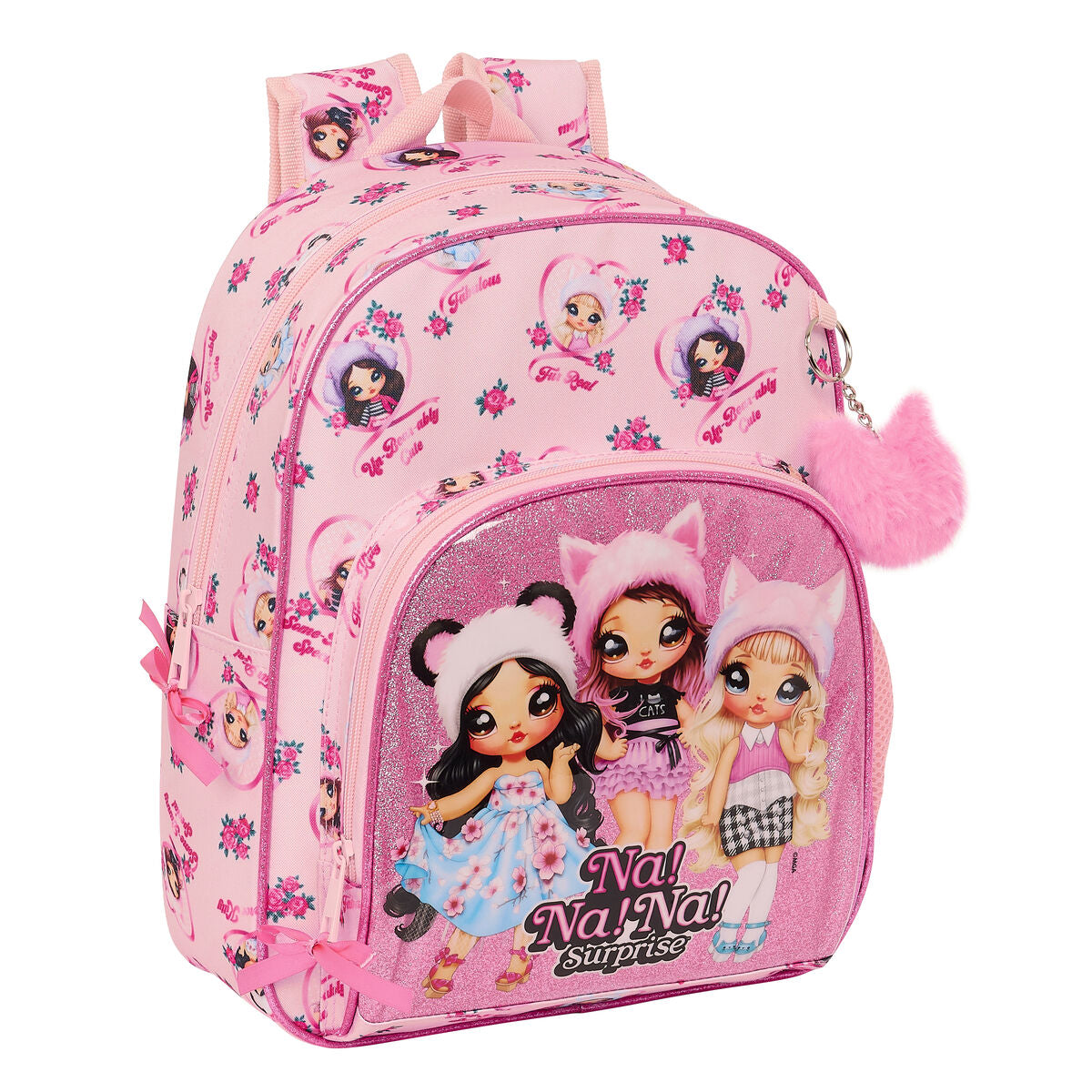 Na!Na!Na! Surprise Schultasche Fabulous Rosa – Polyester 300D – Ansicht 1
