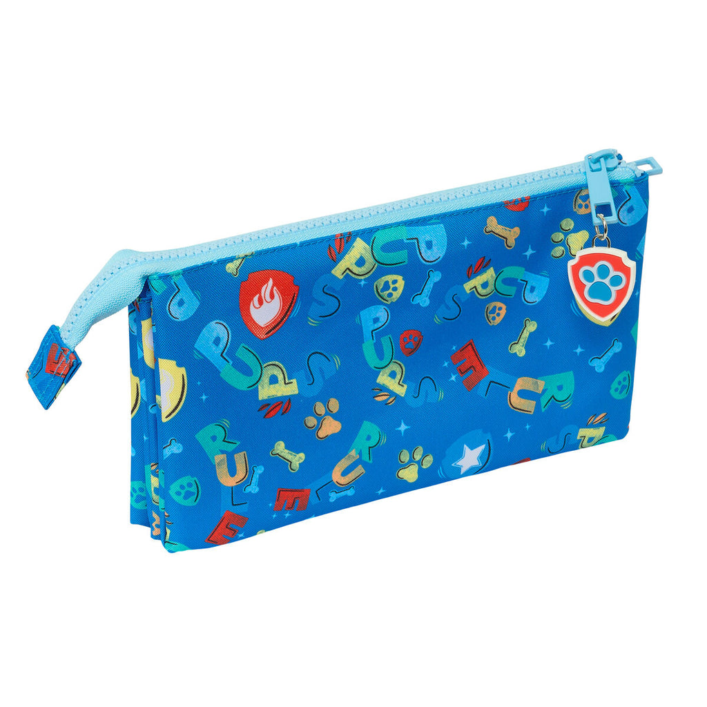 The Paw Patrol Dreifach-Federmäppchen Pups rule Blau – Produktansicht 3