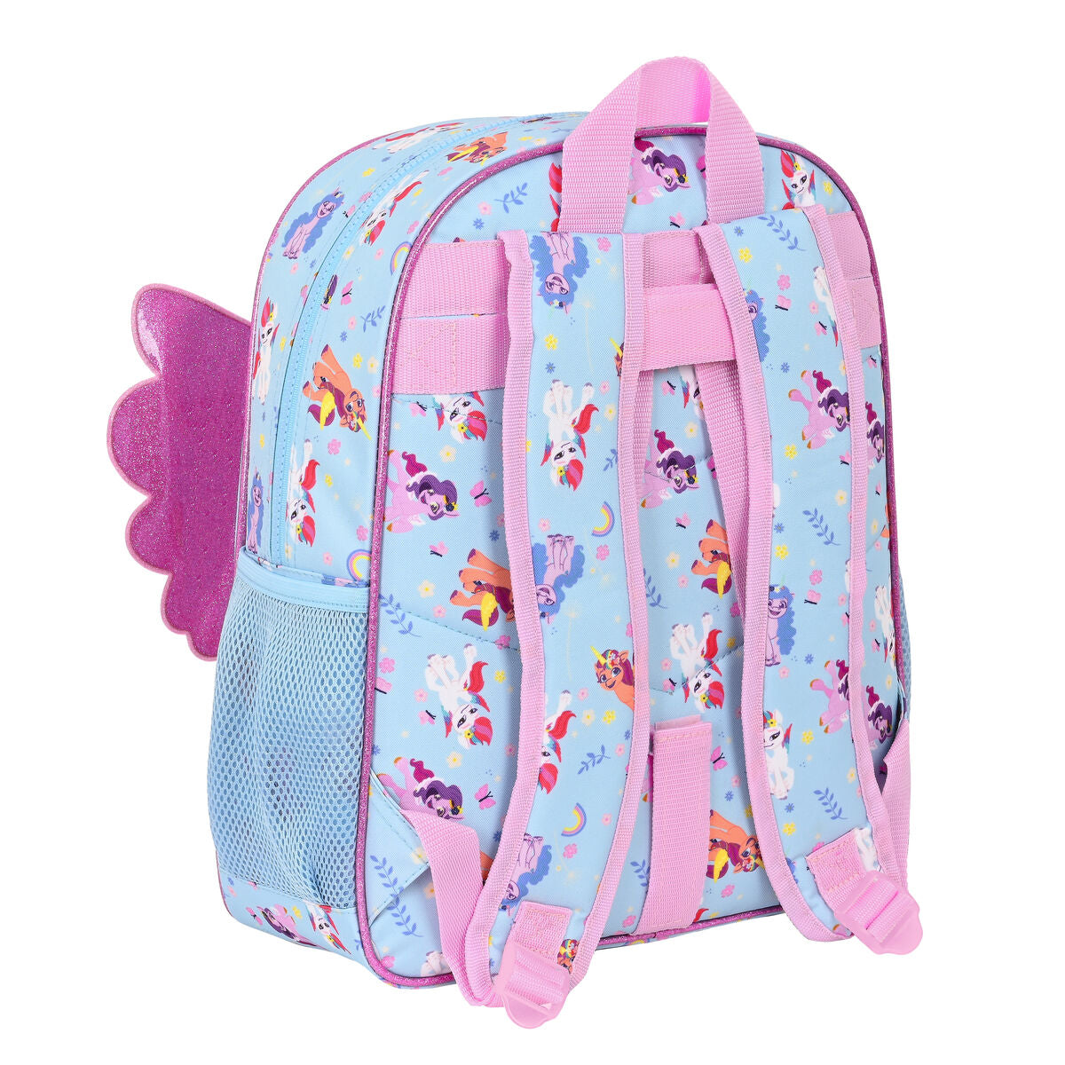 Schulrucksack My Little Pony Wild & free Blau Rosa – Produktansicht 2
