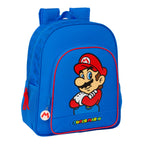 Super Mario Schultasche Play Blau Rot – Ansicht 1