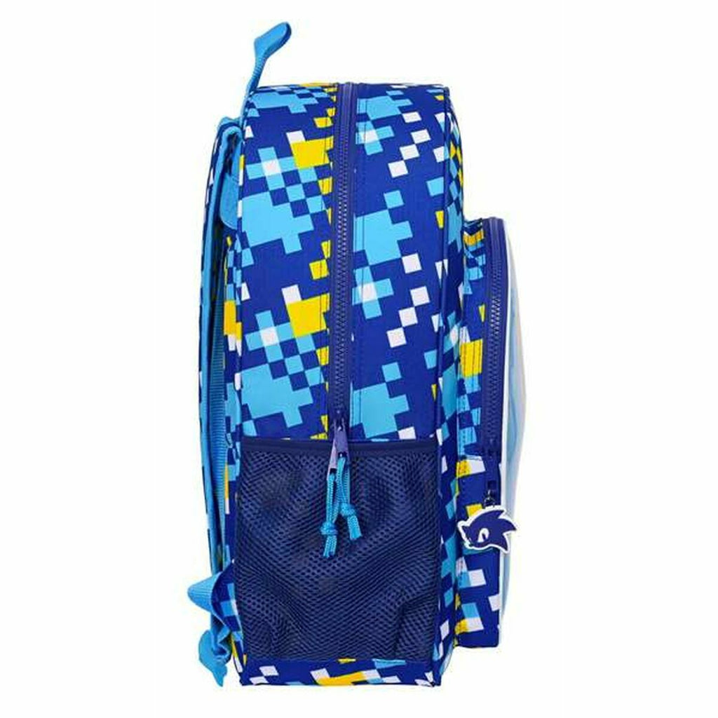 Schulrucksack Sonic Speed Blau 14 L – Produktansicht 3