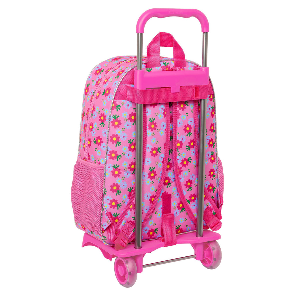 Trolls Schulrucksack mit Rollen Rosa – Ansicht 2