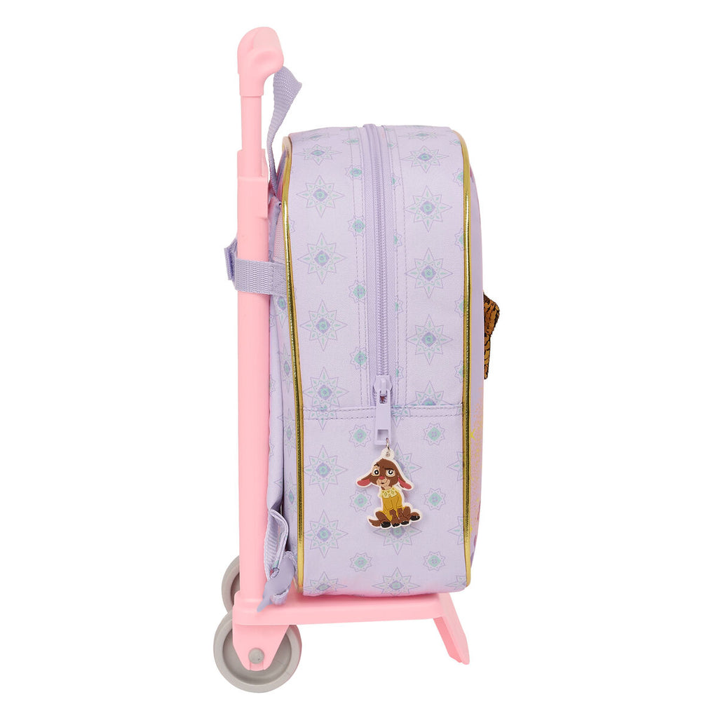 Wish Schulrucksack mit Rollen Lilac – Polyurethan – Ansicht 2