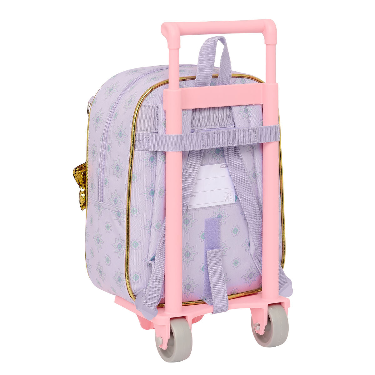 Wish Schulrucksack mit Rollen Lilac – Polyurethan – Ansicht 3