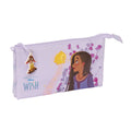Wish Dreifach-Federmäppchen Lilac – Ansicht 1