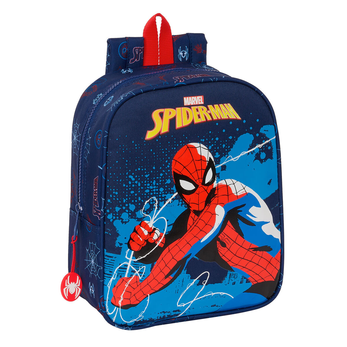 Kinder-Rucksack Spider-Man Neon Dunkelblau – Produktansicht 1
