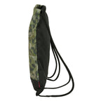 Kelme Rucksack mit Strings Reise Schwarz Grün – Ansicht 2