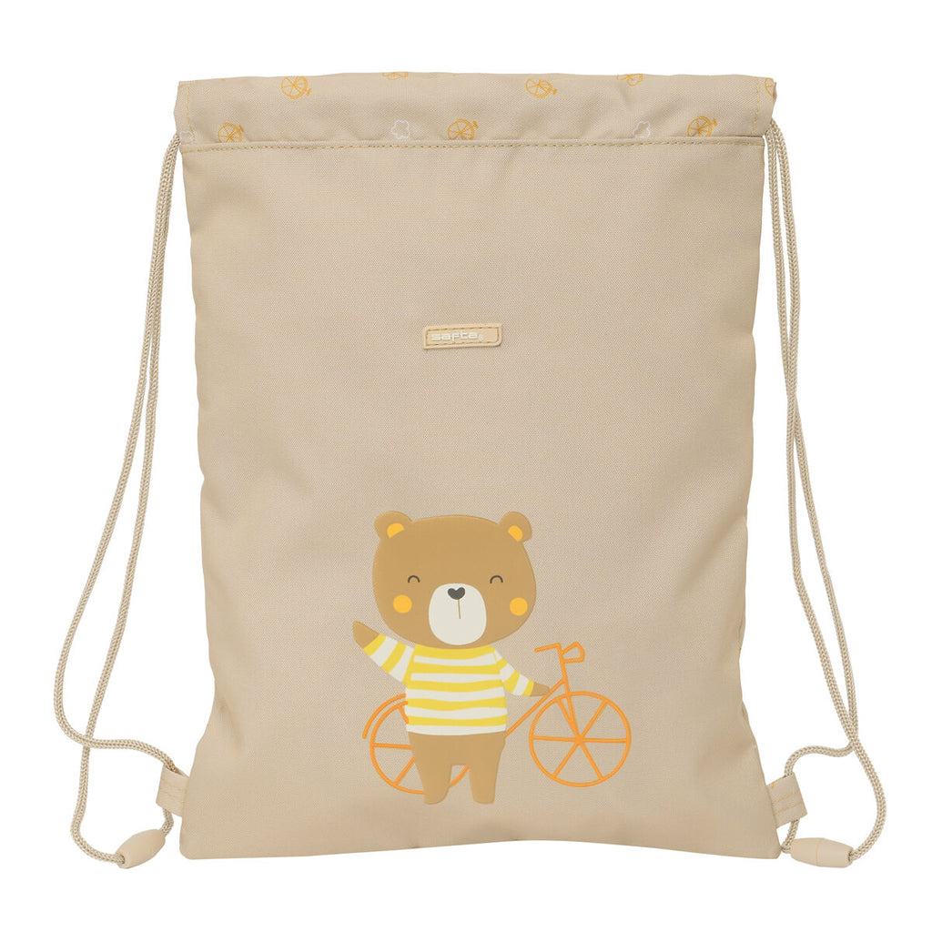 Safta Rucksack mit Strings Osito Beige – Produktansicht 1