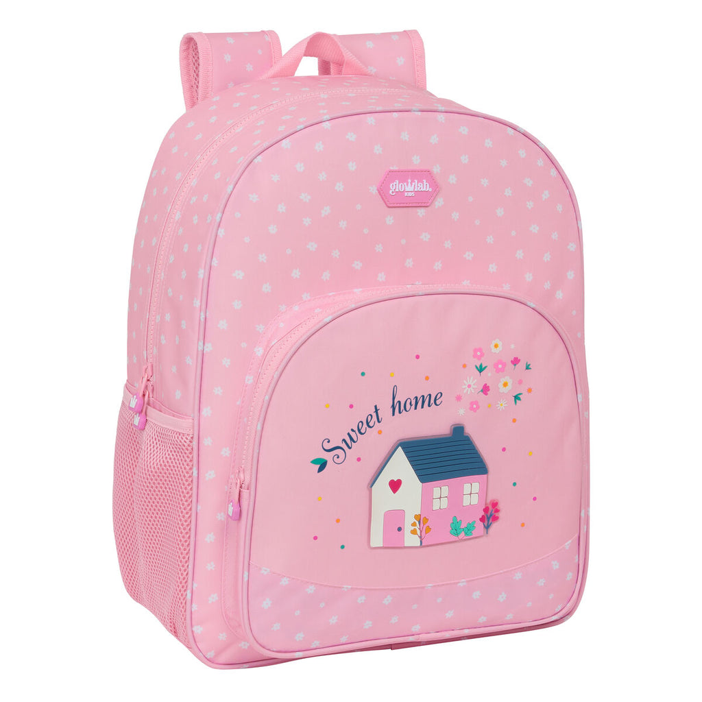Glow Lab Schultasche Sweet home Rosa – Ansicht 1