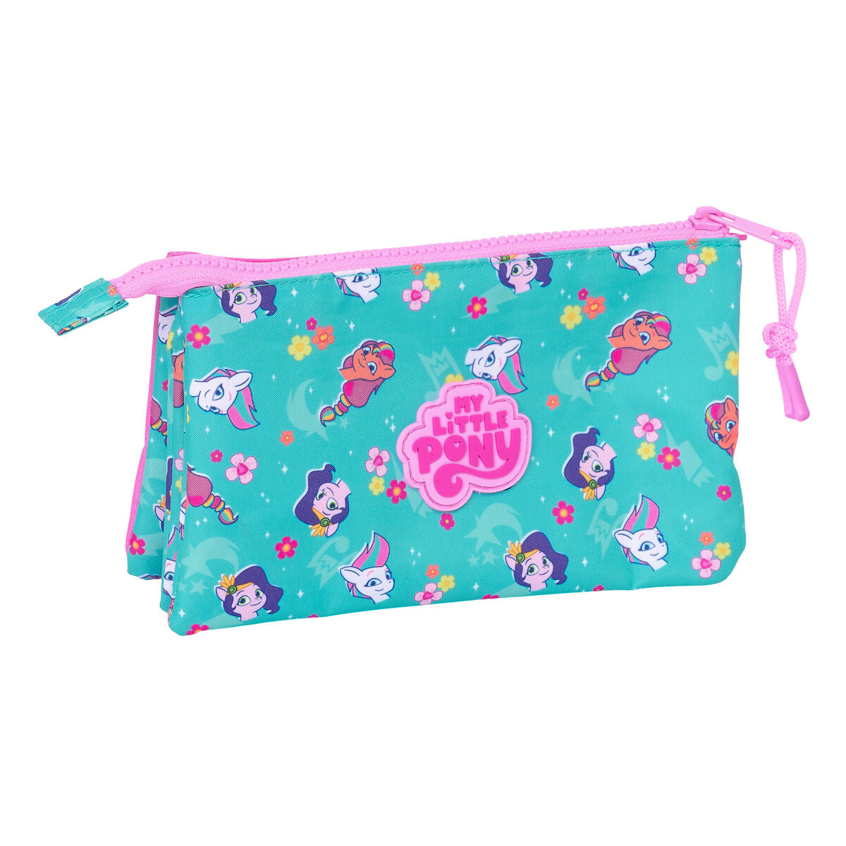My Little Pony Dreifach-Federmäppchen Magic Rosa Türkis – Produktansicht 1