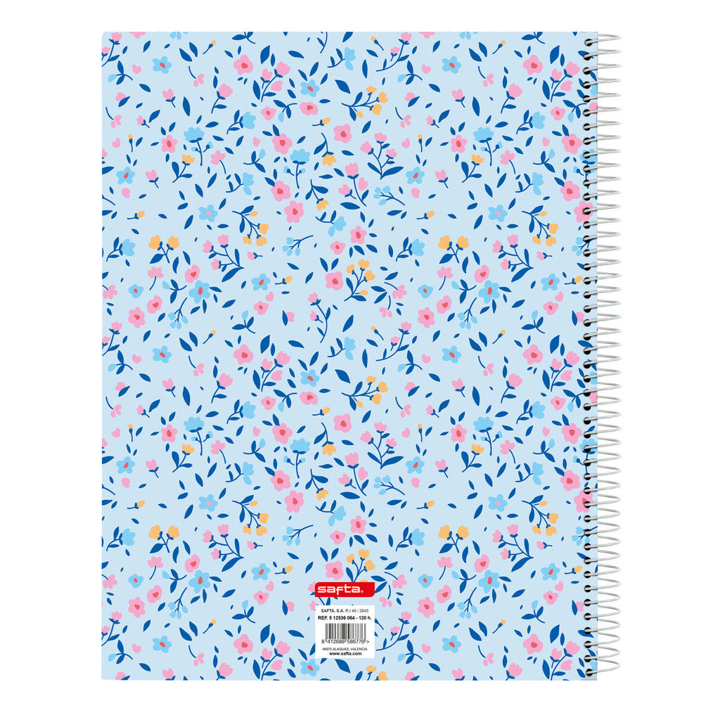 Vicky Martín Berrocal Notizbuch Paraíso Blau Rosa A4 120 Sheets – Ansicht 2