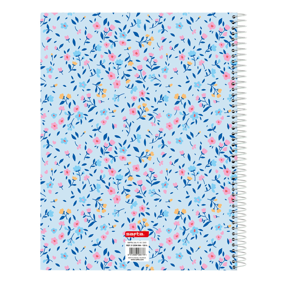 Vicky Martín Berrocal Notizbuch Paraíso Blau Rosa A4 120 Sheets – Ansicht 2