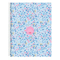 Vicky Martín Berrocal Notizbuch Paraíso Blau Rosa A4 120 Sheets – Ansicht 1