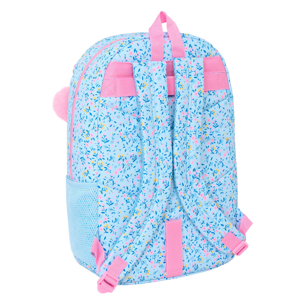 Vicky Martín Berrocal Schultasche Paraíso Blau Rosa – Produktansicht 3