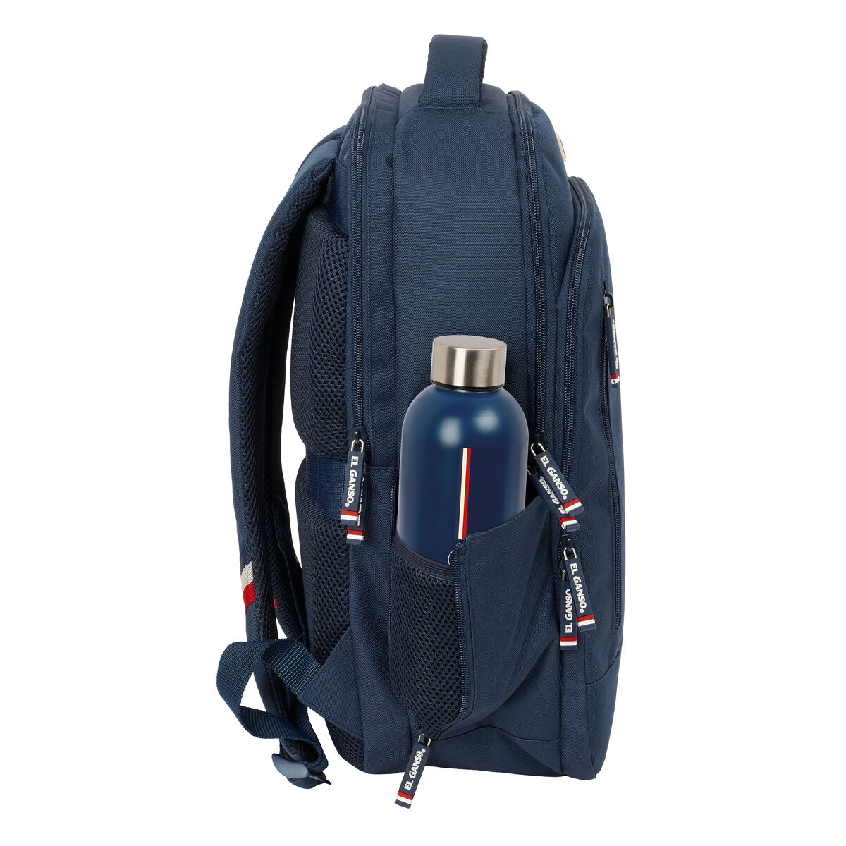Rucksack für Notebook & Tablet mit USB Ausgang El Ganso Eclipse Navy Blau – Ansicht 4