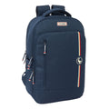 Rucksack für Notebook & Tablet mit USB Ausgang El Ganso Eclipse Navy Blau – Ansicht 1