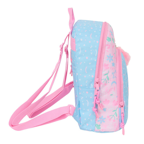 BlackFit8 Rucksack Smile Rosa Hellblau Mini