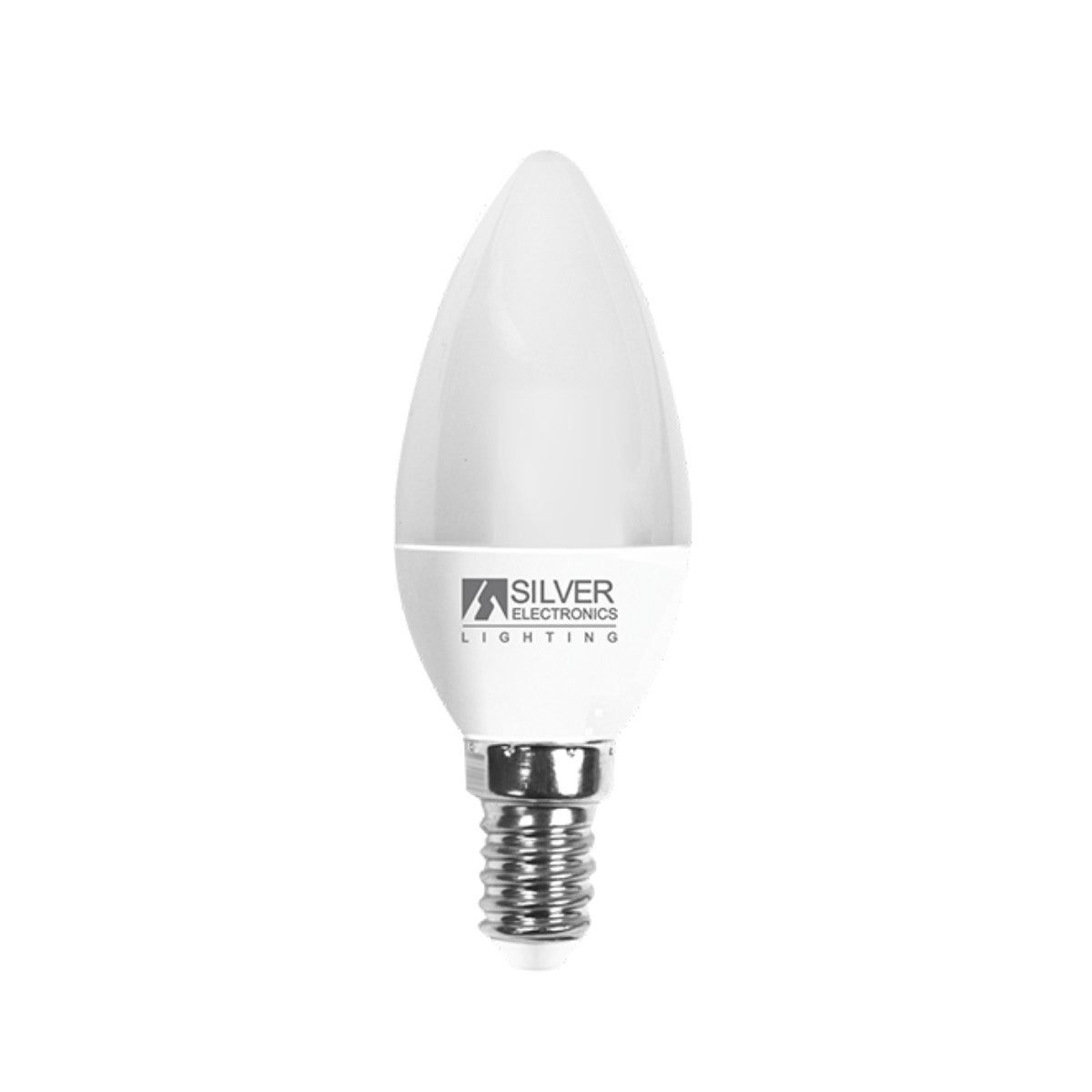 Silber Electronics Kerze LED-Licht Bulb Weiß Leicht 6 W 5000 K – Produktansicht 1