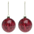 Weihnachtskugeln 113572 Braun Rot 8 cm – Produktansicht 1
