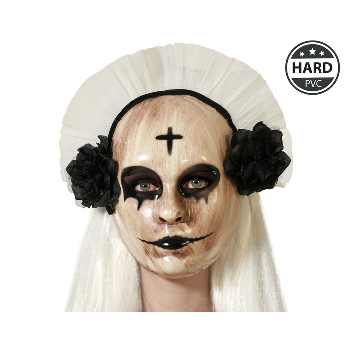 Maske Creepy Nun – Ansicht 2