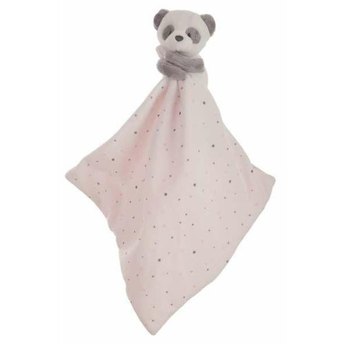 Baby Comforter Panda bear Rosa