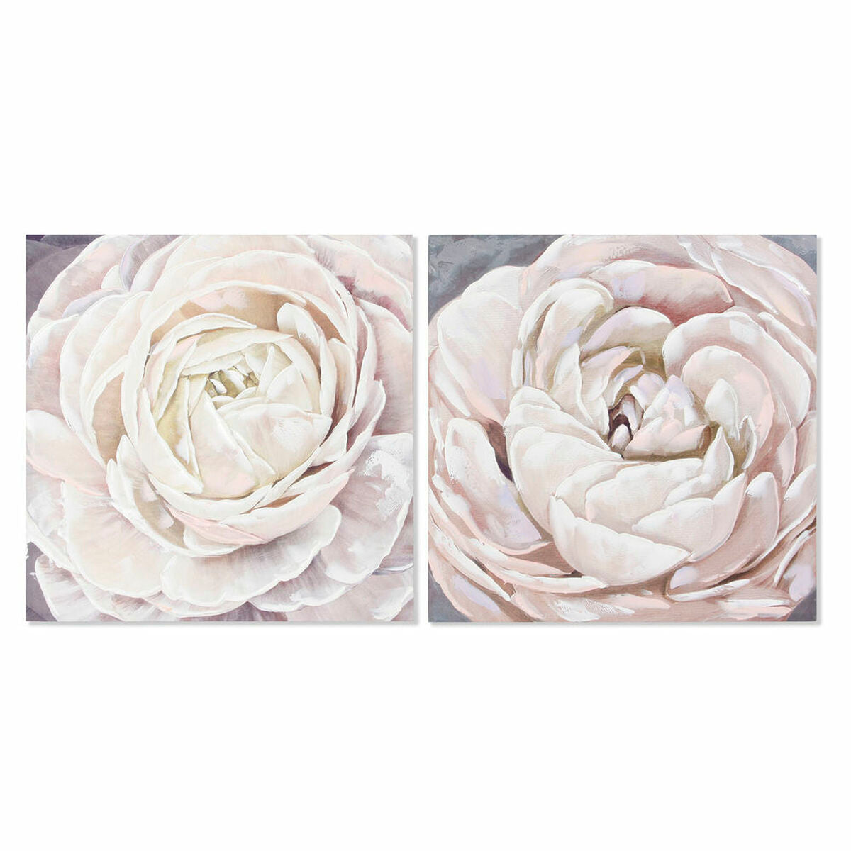 DKD Home Decor Leinwandbild Leinwandbild MDF Holz Blume – Produktansicht 1