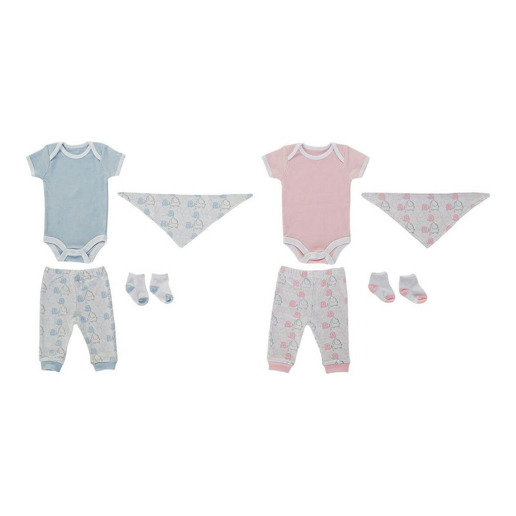 DKD Home Decor Geschenkset für Babys BE-180261 Blau Weiß Rosa – Produktansicht 1