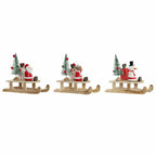 DKD Home Decor Weihnachtskugel Holz Father Christmas – Produktansicht 1