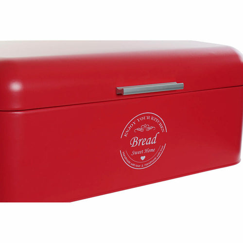 Breadbasket DKD Home Decor 42,5 x 24 x 17 cm Rot Schwarz Metal Vintage (2 Einheiten)