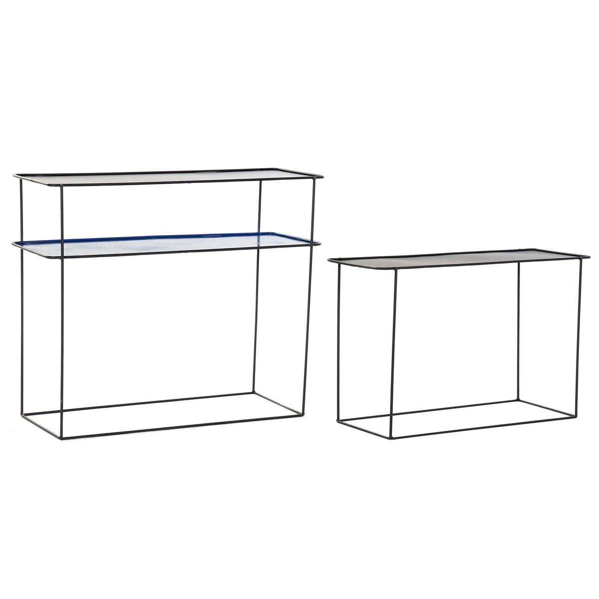 DKD Home Decor Möbelset Blau Schwarz – Produktansicht 1