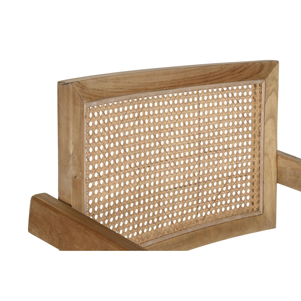 DKD Home Decor Esszimmerstuhl Natural Teak Rattan – Produktansicht 4