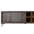 DKD Home Decor TV furniture Metall Braun Mango Holz 160 x 40 x 50 cm – Produktansicht 3