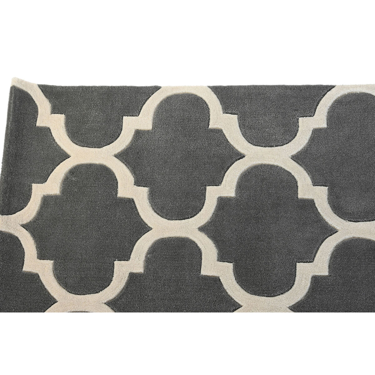 DKD Home Decor Teppich Grau Polyester Ethnic – Produktansicht 4